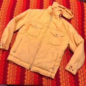 Yellow 70s 80s tempco goose down